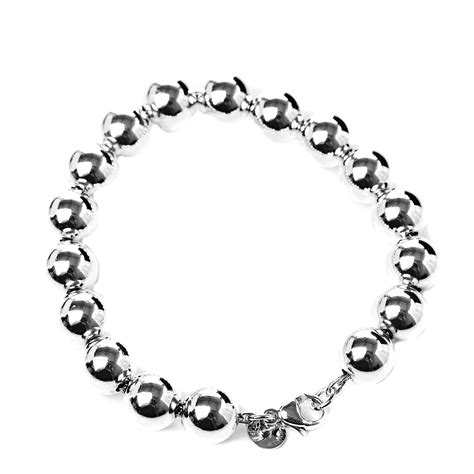 tiffany sterling silver ball bracelet